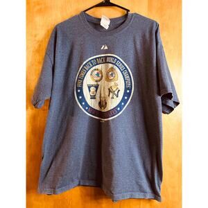New York Yankees Five Times Back to Back World Series Champions T-Shirt Size XL